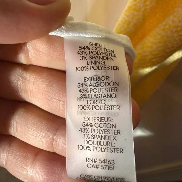 Karl Lagerfeld Yellow Puff Sleeve Mini Dress - Picture 11 of 11